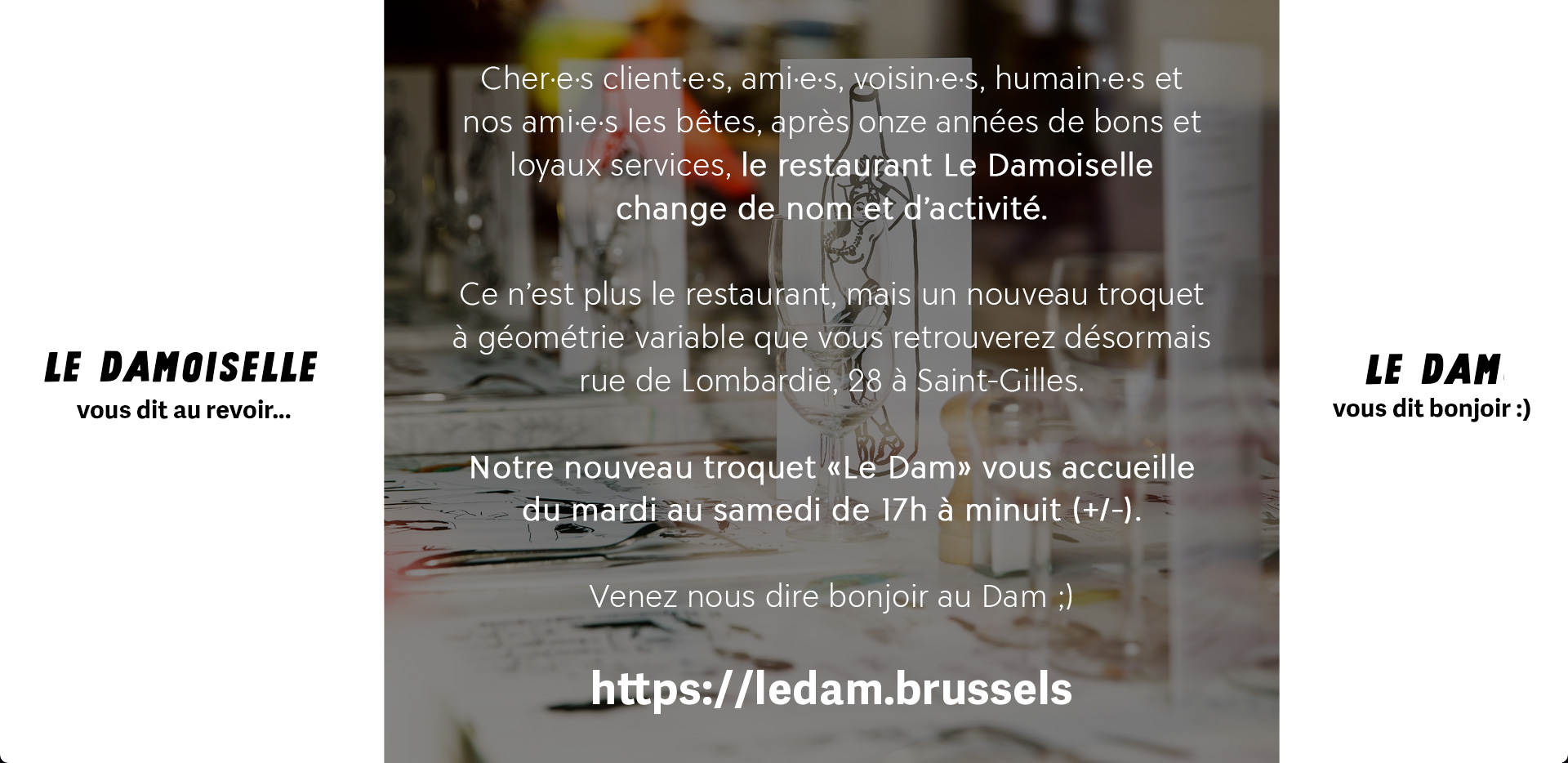 Le Dam - Troqet Saint-Gillois, rue de Lombardie, 28